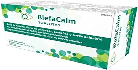 BLEFACALM TOALLITAS PARA LA HIGIENE DIARIA DE PÁRPADOS PESTAÑAS Y BORDE PALPEBRAL  