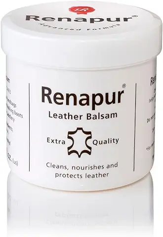 Bálsamo de Cuero, Bálsamo Natural, Acondicionador y Restaurador Renapur (200ml + Esponja Aplicadora)  