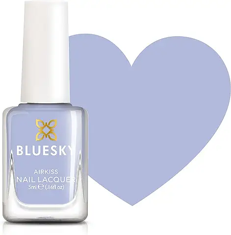 Bluesky Seaside Sky - Esmalte de Uñas Infantil, Inodoro, con base de Agua, no Tóxico y Fácil de Quitar, 5 ml, Color azul  