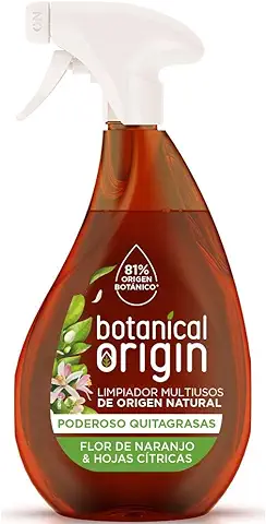 Botanical Origin Limpiador multiusos ecológico, Fragancia Flor de Naranjo y Hojas Cítricas - 500 ml