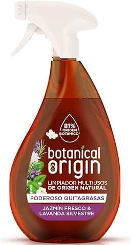 Botanical Origin Limpiador Multiusos Ecológico, Fragancia Jazmín Fresco y Lavanda Silvestre - 500 ml  