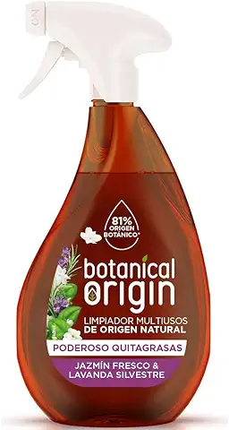 Botanical Origin Limpiador Multiusos Ecológico, Fragancia Jazmín Fresco y Lavanda Silvestre - 500 ml  