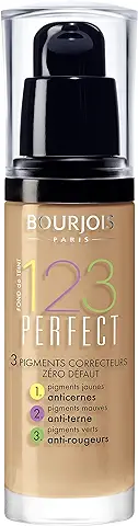 Bourjois 123 Perfect Base de Maquillaje Tono 57 Light tan - 30 ml  