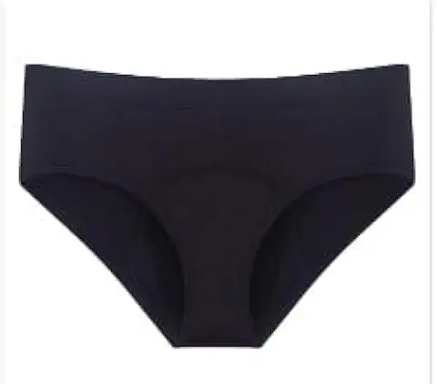 Bragas Menstruales Absorbentes de 4 Capas- Lavables - Algodón Ecológicas Menstruación de Reglas Flujo Periódico Moderado a Abundante Incontinencia Protección Fugas Orina (S)  