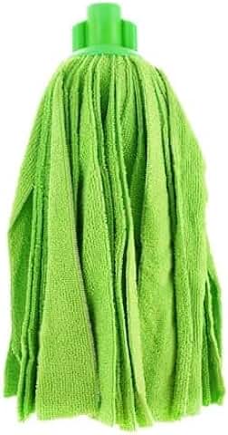 CABLEPELADO - Fregona Ecologica Micro Fibra Tiras Planas - Fregar - Pamex - Limpieza - Higiene - Fregasuelos - Todo Tipo de Suelos y Superficies - Verde  