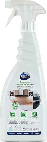 CARE + PROTECT Desengrasante Ecológico Multisuperficies, Hipoalergénico, sin Colorantes ni Fosfatos, 750 ml  