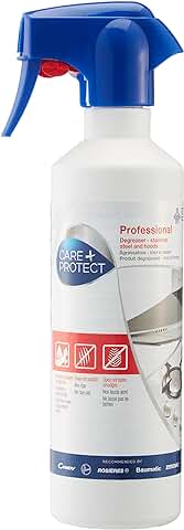 CARE + PROTECT Desengrasante para Superficies de Acero Inoxidable y Campanas  