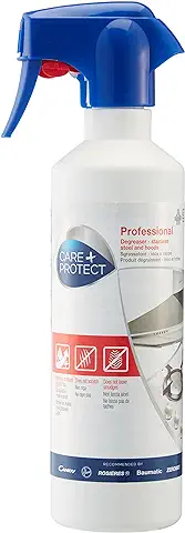CARE + PROTECT Desengrasante para Superficies de Acero Inoxidable y Campanas  
