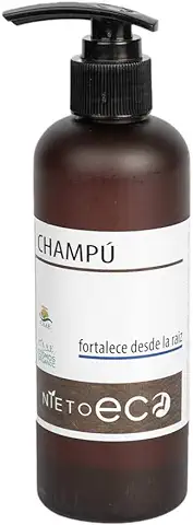 Champú Anticaída Fortalece Desde la Raíz 100% Natural, Nieto eco, Orgánico, Ecológico, Caída, Debilitado, sin Fuerza  