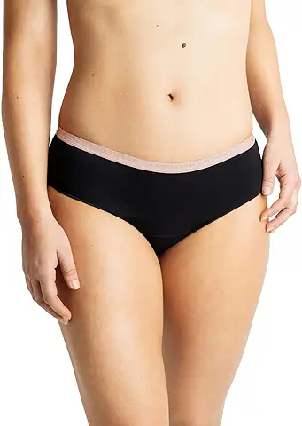 Cocoro Pack 3 Bragas Menstruales Esencia Clásica Slips Diseñadas y Fabricadas en Barcelona. Bragas de Reggle Flujo Moderado Ecológico y Reutilizable de Algodón Boxer Mujer Lote de 3 Bragas  