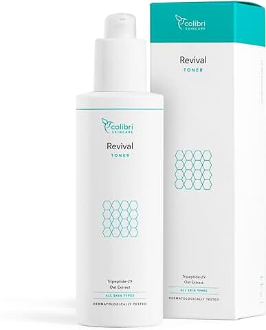 Colibri Skincare Revival Toner 200ml - Tonico Facial para una piel Radiante e Hidratada, Tónico Facial piel Mixta sin Alcohol, Tonico Facial piel Sensible para un Cuidado Intensivo  