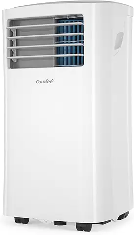 Comfee MPPH-09RN7 - Aire Acondicionado Portátil Silencioso,9000BTU/2300 Frigorías,3 en 1 Aire Acondicionado Portátil Bajo Consumo,Refrigeración,ventilación y Deshumidificación, con Mando a Distancia  