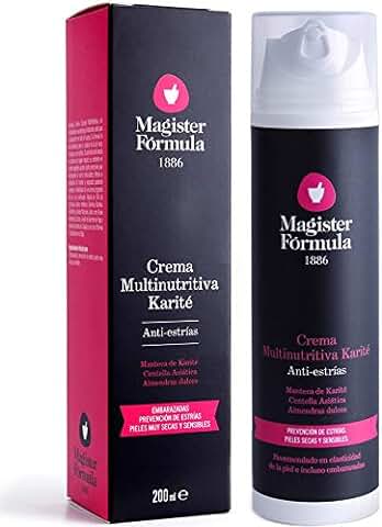 Crema Antiestrías Reafirmante y Multinutritiva 200 ml | Manteca de Karité | Brazos, Piernas, Pecho | Combate Estrías del Embarazo, Pubertad y Cambios de Peso | Nutritiva e Hidratante | Mujer y Hombre  
