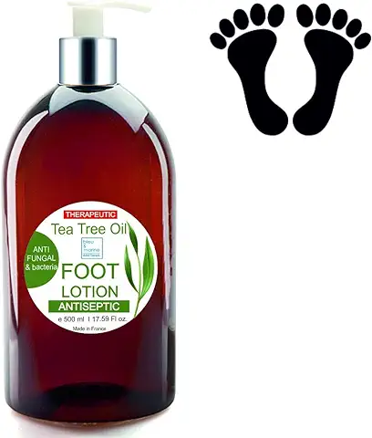 Crema Pies Secos y Agrietados. Locion Hidratante Pies, Manos, Talones. Cuidado Uñas. Crema Reparadora. Elimina Olor y Sudor de Pies y Manos. Manicura y Pedicura - 500 ml