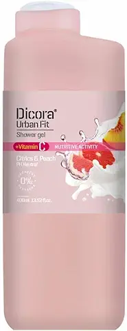 Dicora Urban Fit Gel de Baño Vitamina C Cítricos & Melocotón 400 ml  