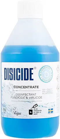 Disicide Concentrate 600Ml. Vegan Virucidal And Bactericidal For Medical, Barbers And Professionals. Sterilizer. 600 ml  