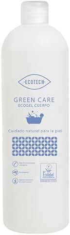 Ecotech Green Care - Gel de Baño y Ducha - Producto Natural - Ayuda a Proteger y Cuidar la Piel - Gran Sensación de Suavidad e Hidratación - Ideal para las Pieles Sensibles - Apto para Veganos - 1L  