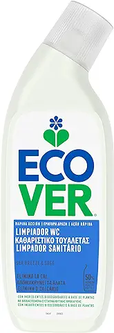 Ecover Limpiador WC Ecológico, Elimina la cal, Fragancia Sea Breeze & Sage, 750 ml  