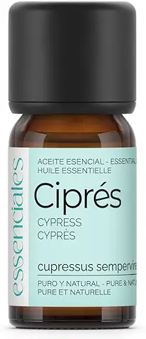 Essenciales - Aceite Esencial de Ciprés BIO, 100% Puro y Ecológico, 10 ml | Aceite Esencial Cupressus Sempervirens  