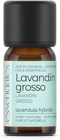 Essenciales - Aceite Esencial de Lavandín Grosso, 100% Puro, 10 ml | Aceite Esencial Lavandula Hybrida  