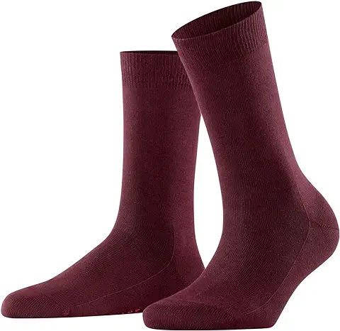 FALKE Mujer Family Calcetines Transpirable Sostenible Algodón Resistente y Extra Suave en la Piel Costura Plana en la Zona de los Dedos 1 par  