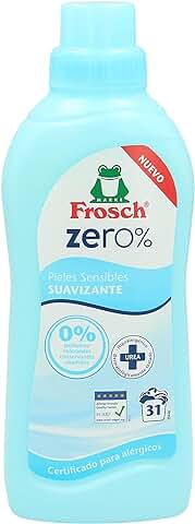 FROSCH Zero Suavizante Concentrado Ecológico Pieles Sensibles Botella 31 lv  