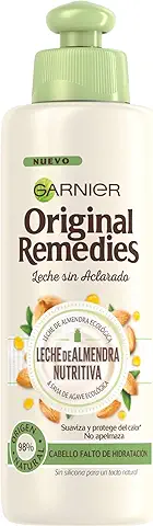 Garnier Original Remedies Leche de Almendra Nutritiva Aceite en Crema pelo pelo normal, fino y falto de hidratación - 200 ml