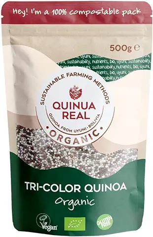 Grano Pulido tres Colores Quinoa real BIO / FAIR TRADE - Quinua Real - 500 g  