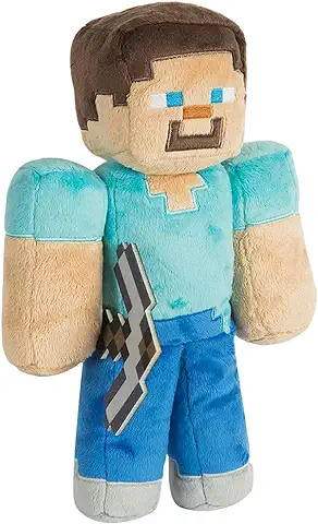 IOSCDH 30cm Mine-Craft Peluche Steve de Peluche Juguete de Peluche Mine-Craft Figura de Peluche Suave Decoracion para Fiestas Regalos de Cumpleaños Mine-Craft Muñeca  