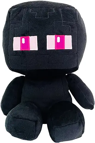 IOSCDH Mine-Craft Peluche Juguete de Peluche Mine-Craft Figura de Peluche Enderman de Peluche Suave Decoracion para Fiestas Regalos de Cumpleaños Mine-Craft Muñeca - 25cm  