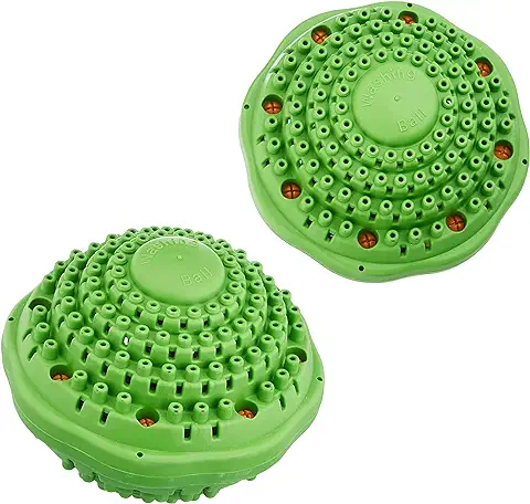 Irisana - Pod para la Lavadora - En Verde - Dura Hasta 1000 Lavados - Bola Ecológica para Limpiar la Ropa sin Detergentes ni Suavizantes  