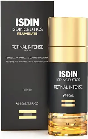 ISDIN Isdinceutics Retinal Intense Sérum Bifásico de Noche con Retinaldehído Para Todo Tipo de Piel con Signos Visibles de la Edad, 50ml