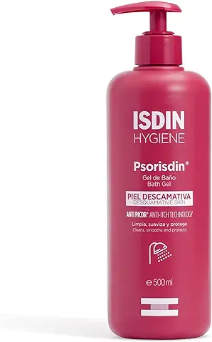 Isdin Psorisdin Hygiene Gel de Baño, Limpia, Suaviza y Protege la Piel de Personas con Psoriasis 1 x 500ml  