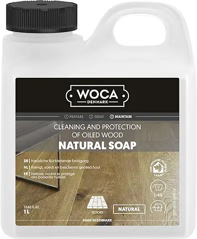 Jabón de Madera WOCA 511050A, Natural, Volumen de 5 Litros  