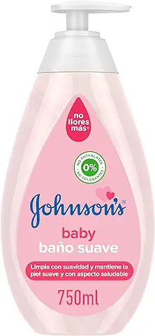 Johnson's Baby Baño Suave, Jabón Líquido Suave y Delicado de Uso Diario para Pieles Sensibles - 3 x 750 ml  
