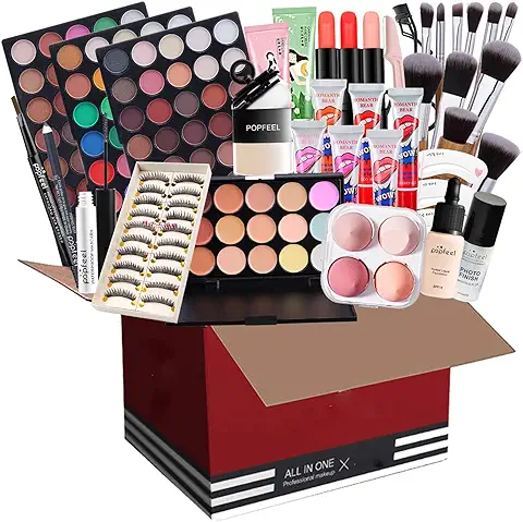 Kits de Maquillaje, Set de Cosméticos Todo en Uno, Set de Regalo de Maquillaje Kit de Inicio Completo con Sombras de Ojos, Lápiz Labial, Kit de Cosméticos para Niñas Mujeres#6  