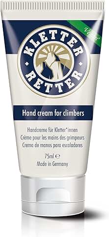 Kletterretter Crema de Manos para Escaladores y Boulderers 75ml - con Pathenol, Caléndula Aceite y Vitamina a - de Absorción Rápida, No-Pegajoso Fórmula  