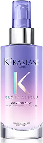Kérastase | Blond Absolu, Sérum Reparador, Para Pelo Teñido y Decolorado, Con Ácido Hialurónico, Sérum Cicanuit, 90 ml  
