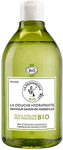 La Provençale - La Douche Hydratante Senteur Savon de Marseille - Gel Douche Certifié Bio - Huile D’Olive Bio AOC Provence - 500 ml  