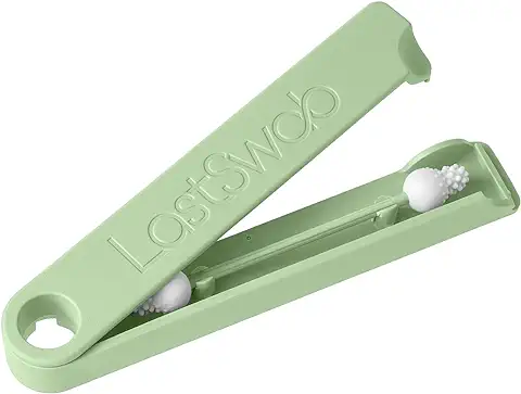 LastSwab® Bastoncillos de Oídos para Bebé Reutilizables de LastObject – Bastoncillos Reutilizables Seguros y Ecológicos – Limpiador de Oídos con Estuche de Plástico Reciclado – Diseñados en Dinamarca  