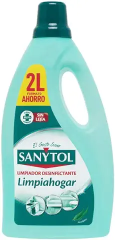 Limpiador Desinfectante Sanytol Limpiahogar Multisuperficies bote de 2 Litros  