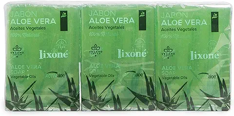 Lixone Jabón de Aloe Vera - 3 Unidades  