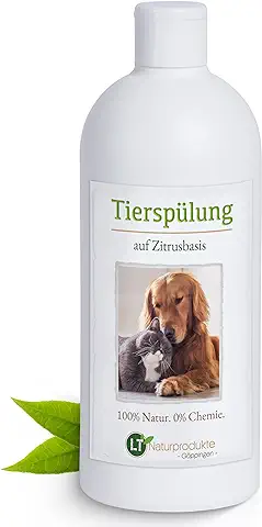 LT-NATURPRODUKTE Acondicionador Orgánico para Mascotas, Acondicionador, sin Productos Químicos y Jabón, Hipoalergénico, 500 ml, a base de Cítricos  
