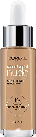 L'Oreal Paris Make-up Designer Maquillaje Sérum Con Color Accord Parfait, Color 2-3 Light, 1 Unidad (Paquete de 1)  