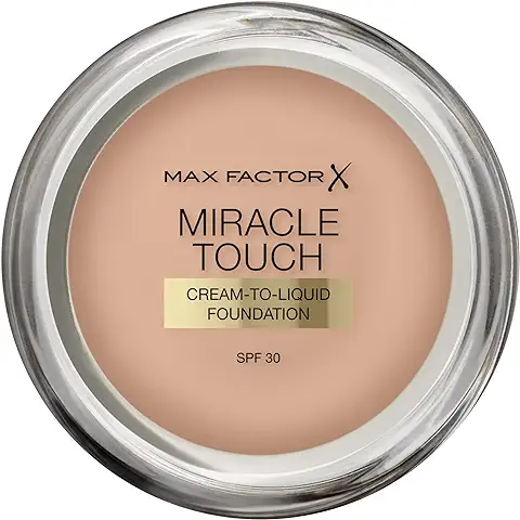 Max Factor Miracle Touch, Base de Maquillaje Tono: 45 Warm Almond - 11.5 g  