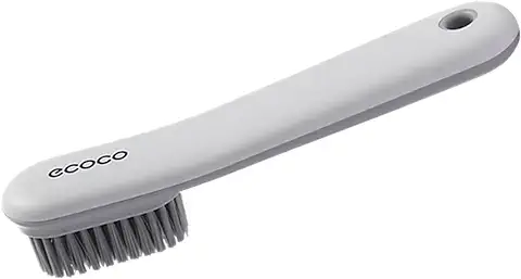 MEIJMJIA - Cepillo de Lavado, Cepillo de Limpieza con Cerdas Extra Duras, para la Limpieza de Ropa, Zapatos, Azulejos, Cocina, Baño (Blanco/con asa)  