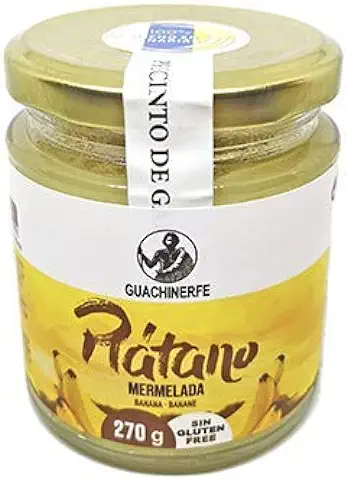 Mermelada GUACHINERFE Plátano 270 gr. Producto Islas Canarias  