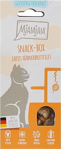 MjAMjAM - Snackbox para Gatos - Delicado Filete de Pechuga de Pollo - Natural - 40 g MjAMjAM - Snackbox para Gatos - Delicado Filete de Pechuga de Pollo - Natural - 40 g