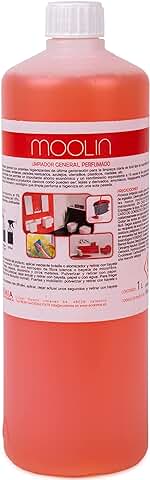 MOOLIN Limpiador Multiusos Concentrado Perfumado (1 Litro) - Equivalente a 15 Litros de Limpiador Convencional  