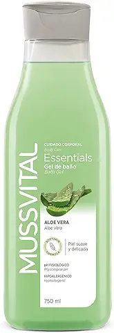 MUSSVITAL Essentials, Gel de Baño, Aloe Vera, 750 ml  